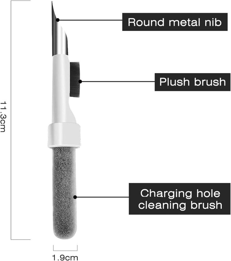 Earbuds Clean Pen Cleaning Pen for Airpods Pro 1 2 3Multi-Function Cleaner Kit Soft Brush for Bluetooth Earphones Case, Wireless Earphones Cleaning Tools for Lego Huawei Samsung MI - Image 1