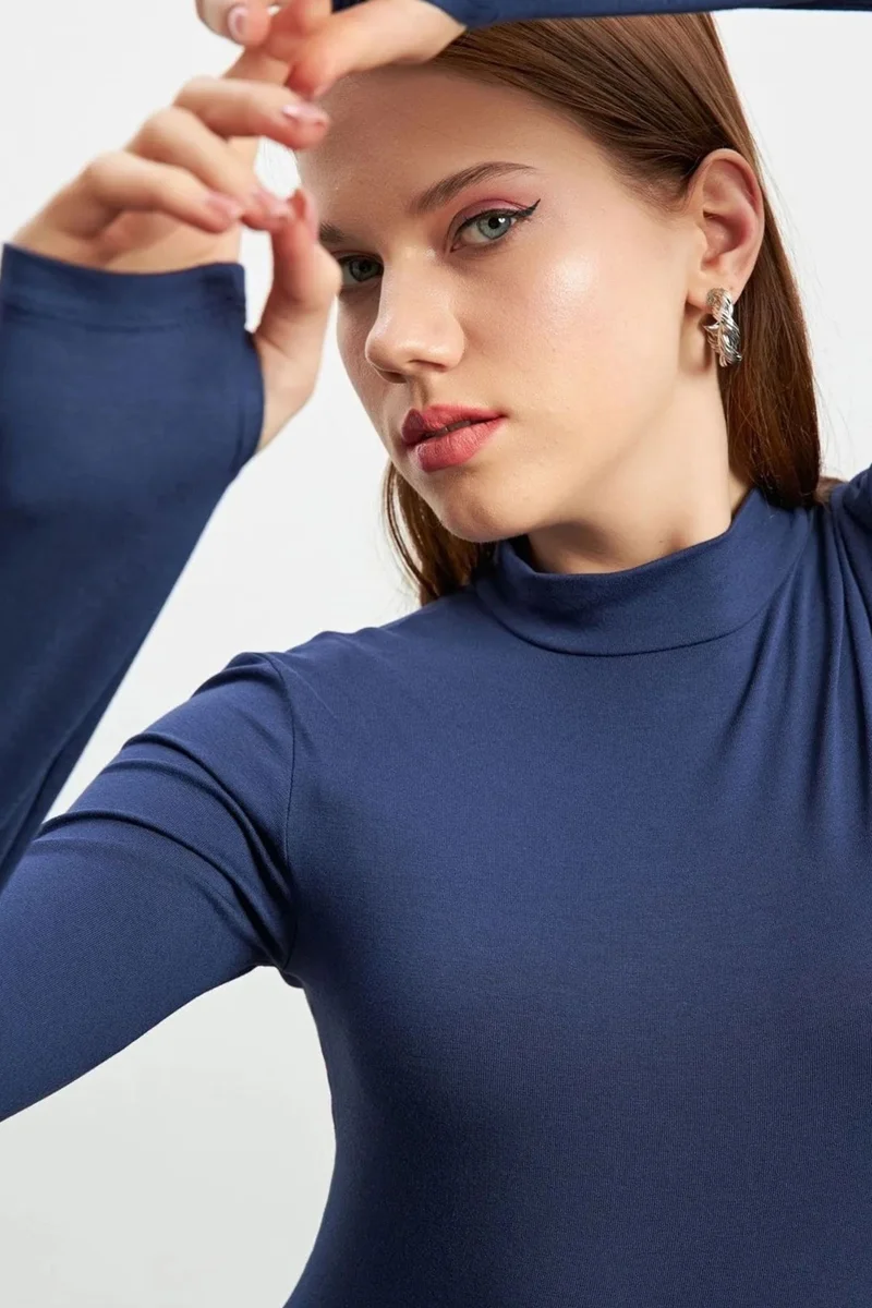 Bipantolon BIPANTOLON Women's 2-Pack Cut-Out Half Turtleneck Bodysuits