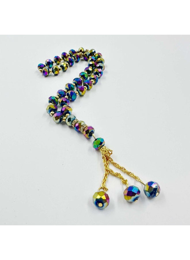 NIBEMINENT 33 Muslim Prayer Beads Multicolour/10mm