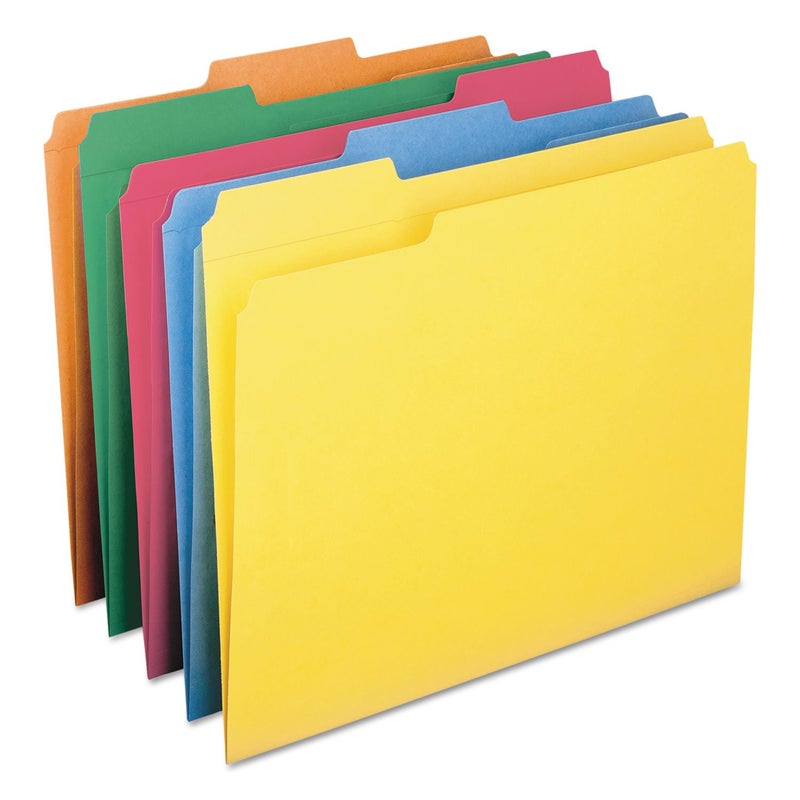 Smead File Folder, Reinforced 1/3-Cut Tab, Letter Size, Assorted Colors, 100 per Box (11993) - Image 4