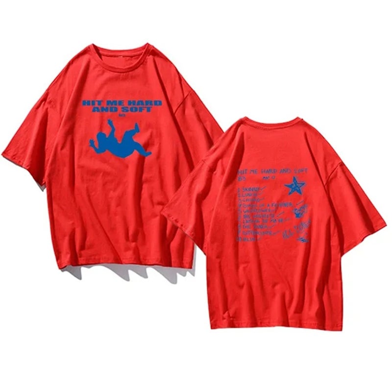 Printed Men'S And Women'S Harajuku Summer Round Collar Cotton European Style Casual Summer Top T-Shirt - Image 4