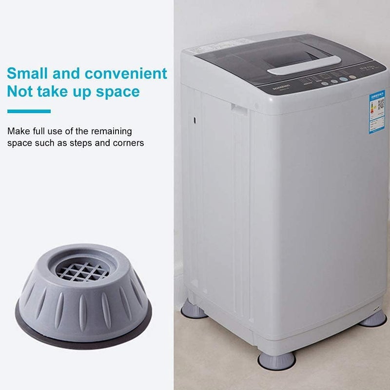 Kmils Washing Machine Stand, Washing Machine Feet Pads & Shock Absorber, Anti-Vibration Pad for Washing Machine, Noise Cancellation Leg for Furniture (4 Pieces) - Image 5