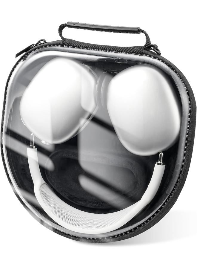 Procases Smart Case For New Airpods Max Headphone Hard Case Supports Sleep Mode Waterproof And Dustproof Protective Portable Organizer Bag Black - Image 1