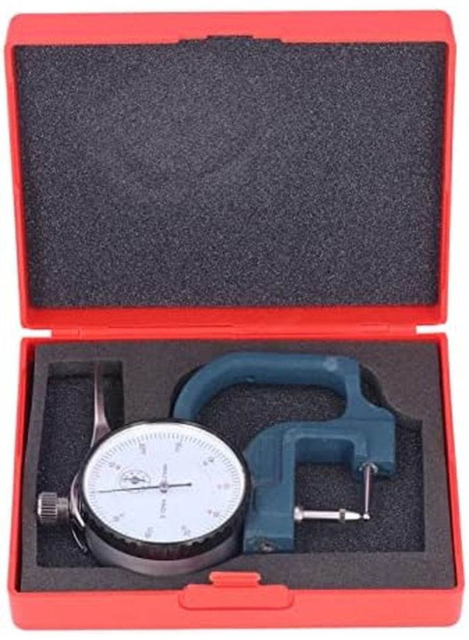 مقياس سمك قرص سبائك الألومنيوم 0-10 مم أداة قياس للورق والأفلام والجلود - Image 2