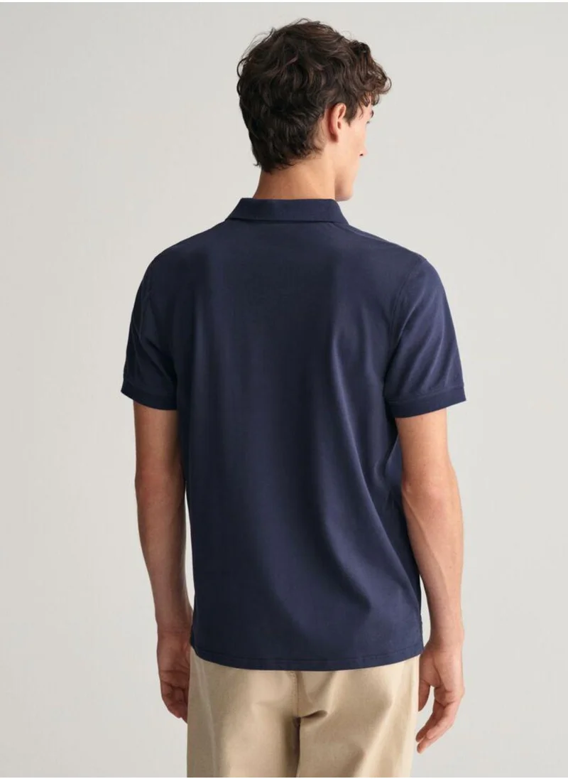 غانت Gant Contrast Piqué Polo Shirt