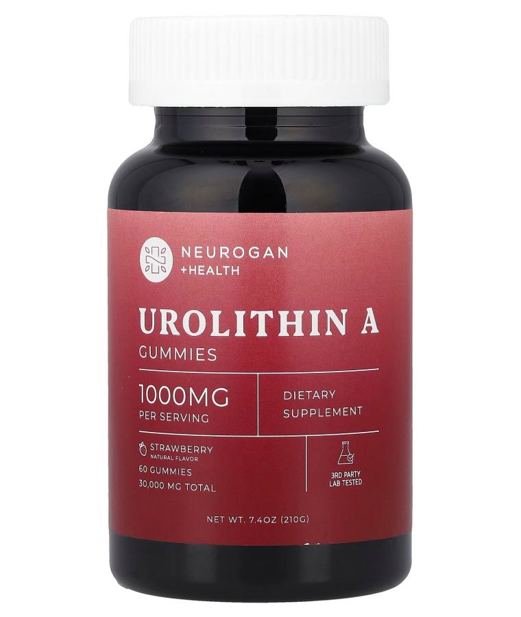 Neurogan Urolithin A Gummies Strawberry 60 Gummies (500 mg per Gummy)