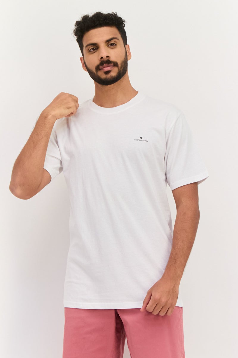 GOOD FOR NOTHING Men 2 Pieces Crew Neck Short Sleeve Brand Logo T-Shirt, Multicolor - Image 1