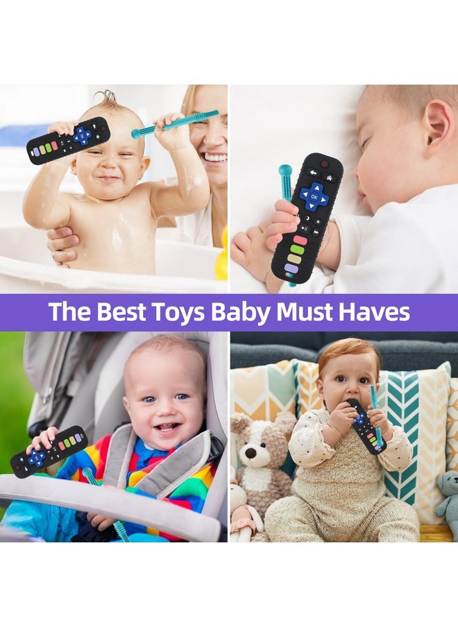 Yinghezu Teething Toys For Babies 0-6 6-12 12-18 Months Bpa Free Teething Sticks And Remote Teether For Babies Baby Sensory Chew Toys For Infants Babies 0-18 Months  - Image 4