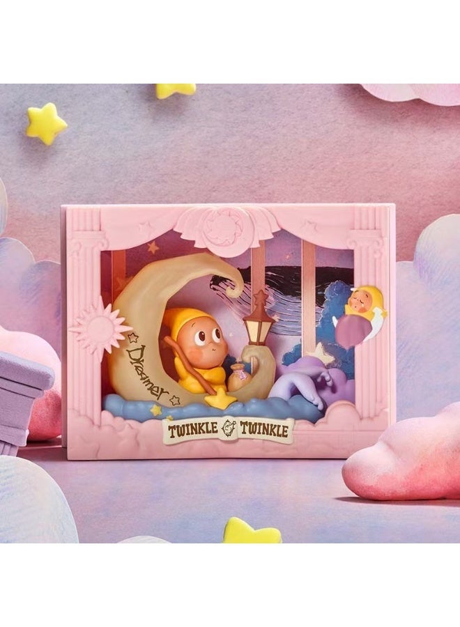 عام وميض وميض تضيء سلسلة المشهد يدوية الصنع لعبة أطفال هدية صندوق أعمى يدوية الصنع الديكور - Image 3