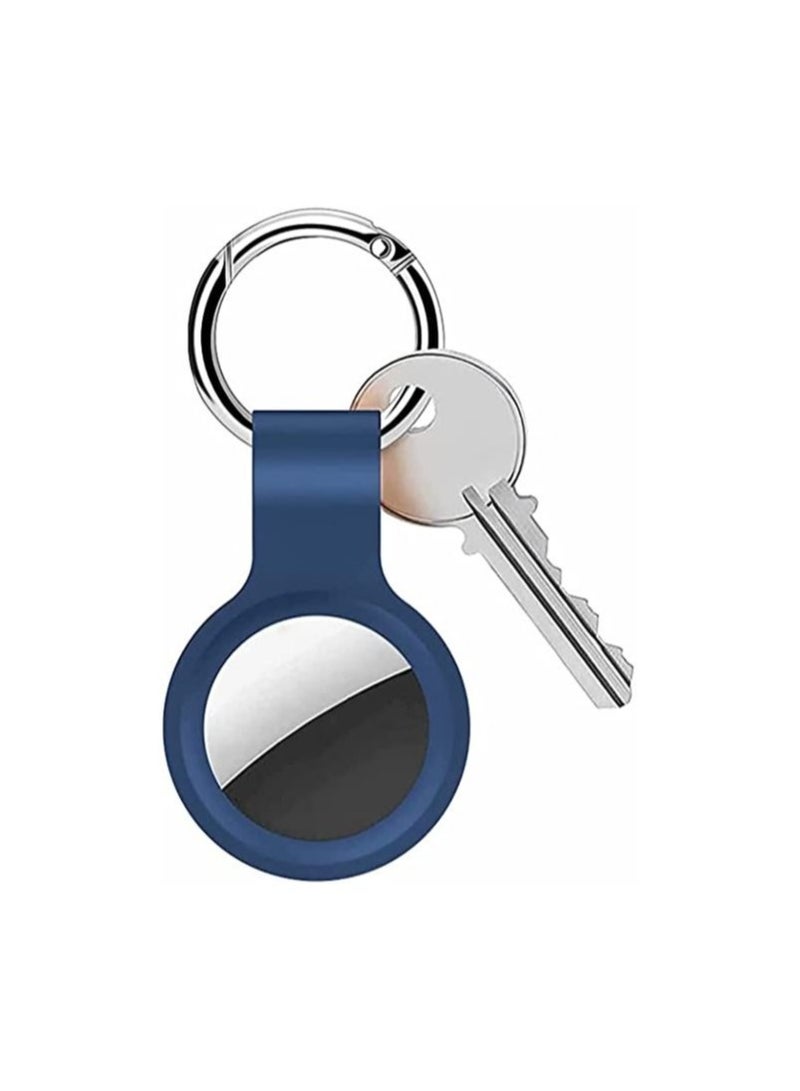 4 Packs Anti Lost Case for AirTag Finder 2021 Protective Case Cover with Keychain Ring Compatible with Air Tags, Easy Carry and Flexible Tag Holder Keeps Signal Strong (Silicone 4 PCS) - Image 2
