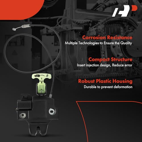 A-Premium Rear Trunk Latch Tailgate Door Lock Actuator Compatible with Toyota Camry 2018-2023, Avalon 2019-2022, Rear Tailgate, Replace# 6460006070 - Image 3