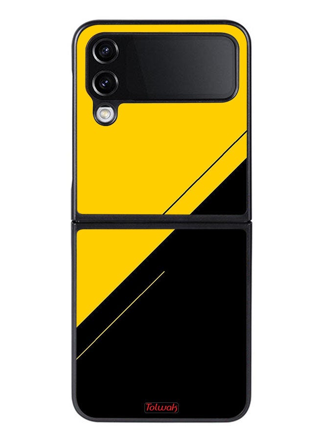 Tolwak Samsung Galaxy Z Flip 4 Protective Case Cover Pattern - Image 1