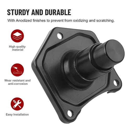 GZYF Motorcycle Solenoid Cover Push Starter Button 1.2/1.4 k/watt for Harley Big Twin 1991-Later, Black - Image 4