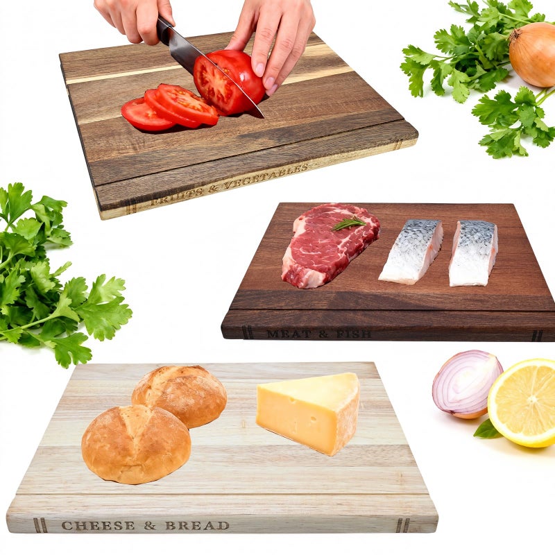 GDGJWL Acacia Wood Cutting Board Book Set, 3-Piece Decorative Chopping Boards with Stand | Book-Shaped Design| Dishwasher Safe for Easy Cleaning | Ideal for Meat, Vegetables | Unique Gift for Home Cooks - Image 5