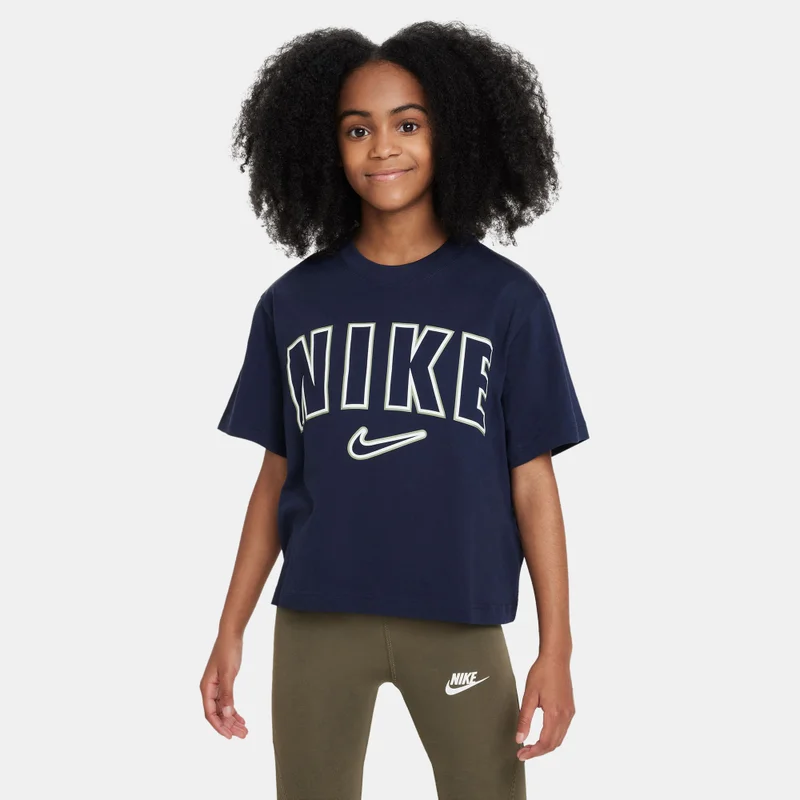 نايكي تيشيرت سبورتسوير برينتد للاطفال الكبار