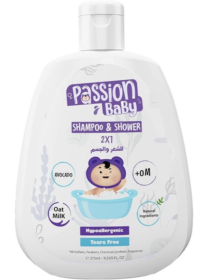 Passion Baby shampoo & Shower 2x1 275 ml  - Image 1