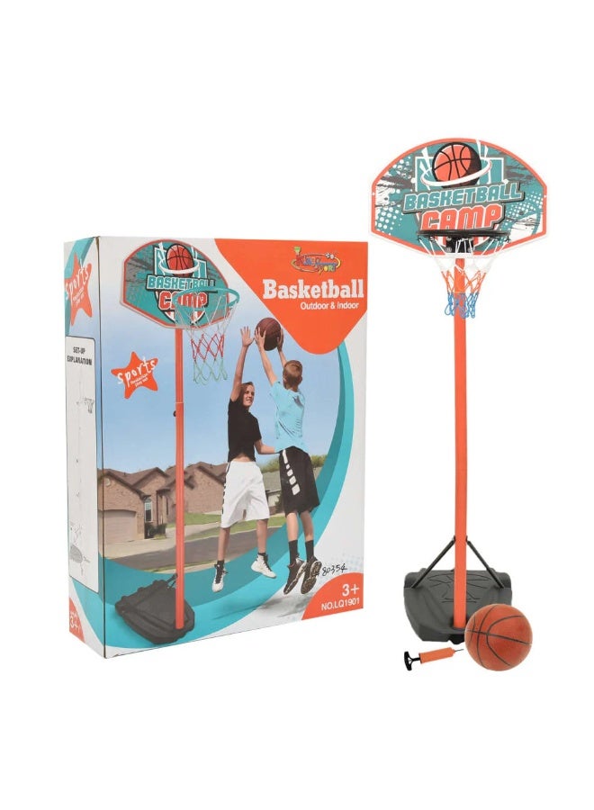 King Sport Portable Adjustable Basketball Stand Set 230cm  king sport - Image 1