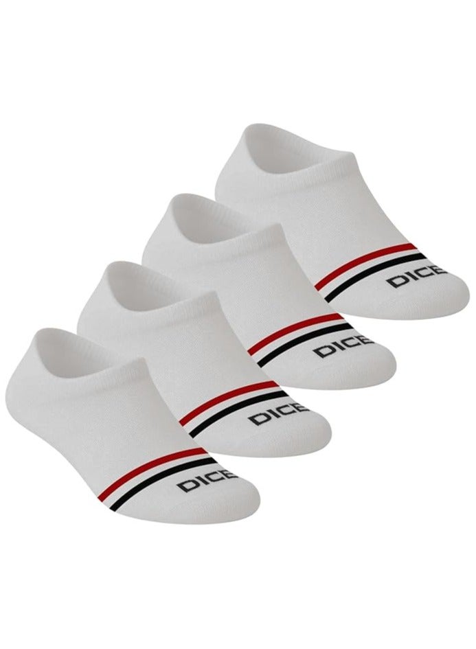 دايس مجموعة من 4 جوارب قطنية مبطنة بنصف منشفة من DICE - Image 1