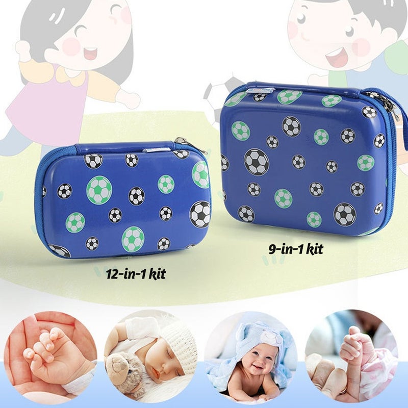 Baby Grooming Kit: 9-In-1 Multicolor Set - Premium Burr-Free Plastic With Soft Fine Bristles Newborn Grooming Kit for Newborns and Toddler Care - Image 3