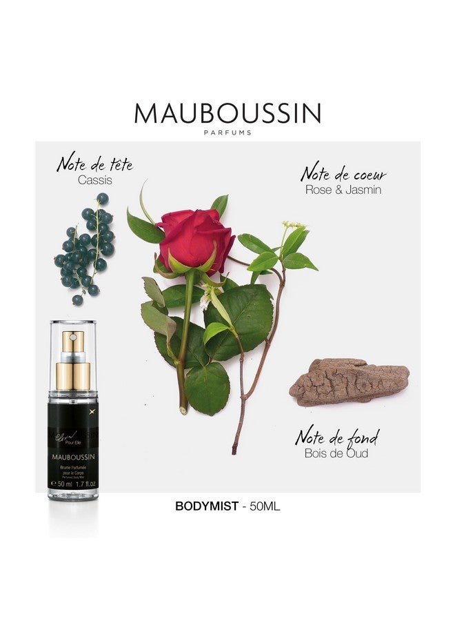 Mauboussin - Pour Elle Body Mist Set : Pour Elle Mist 50ml (1.7 Fl Oz), Elixir Pour Elle Mist 50ml (1.7 Fl Oz) & Rose Pour Elle Mist 50ml (1.7 Fl Oz) - Image 2