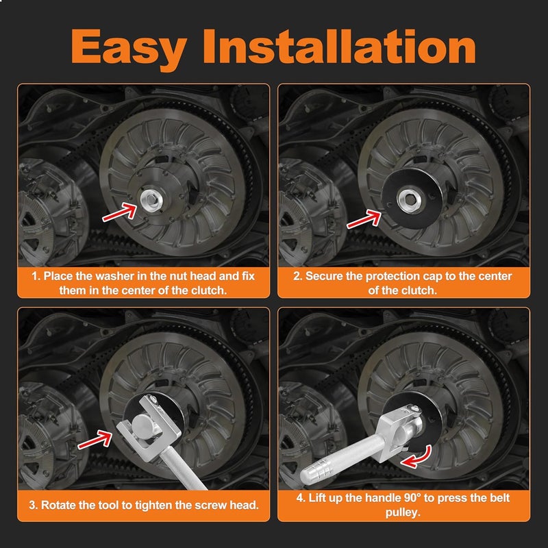 Salangid Belt Changing/Clutch Removal Kit for Polaris RZR XP Turbo/S 2016-2019 and RS1 2018-2019 - Image 4