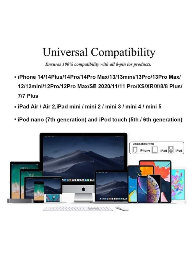 DUSALA Lightning to 3.5mm Audio Adapter for iPhone, Headphone Jack Converter(2 Pack) - Image 4