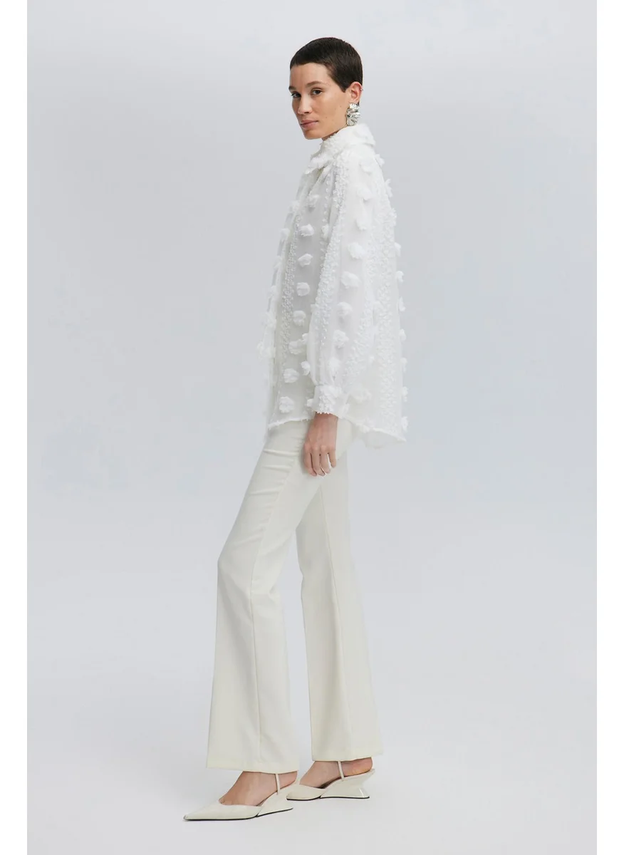 Touche Polka Dot Organza Shirt