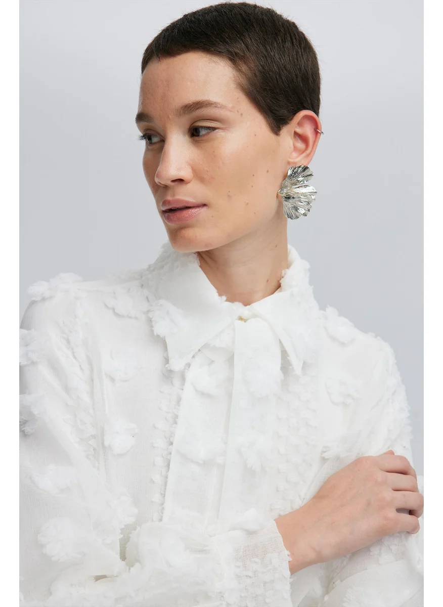 Touche Polka Dot Organza Shirt