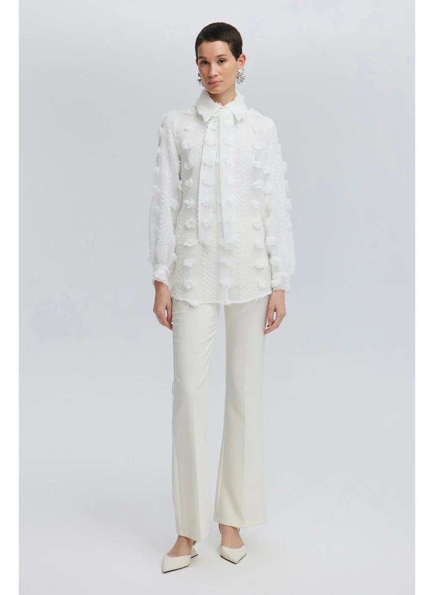 Touche Polka Dot Organza Shirt