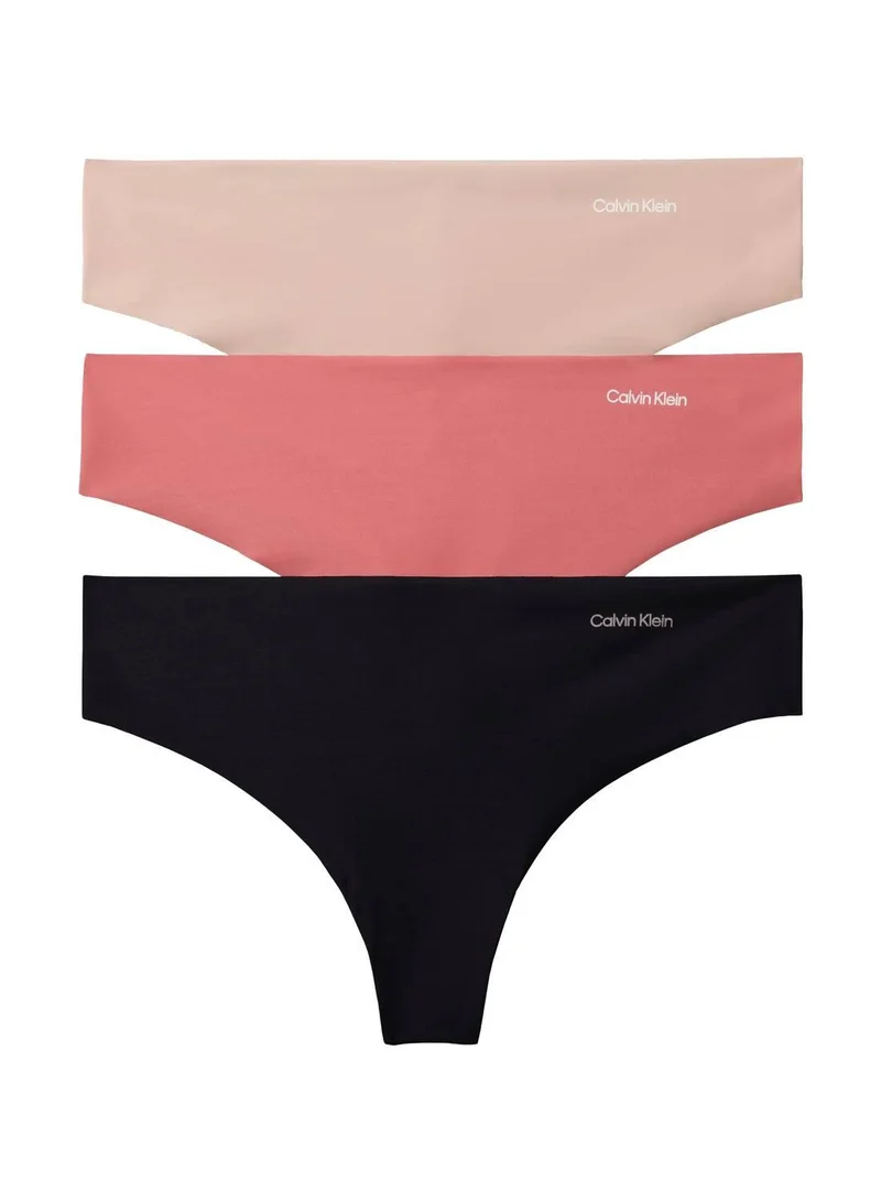 3 Pack Thongs - Invisibles