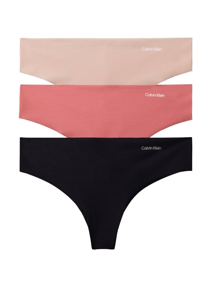 CALVIN KLEIN 3 Pack Thongs - Invisibles - Image 1