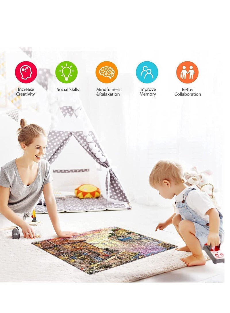 Jigsaw Puzzles for Adults 1000 Piece, A-F Letter On The Back, Environmental Friendly Material, Large Hand Made Personalized Gift, Ideal Relaxation, Meditation, Hobby - Image 3