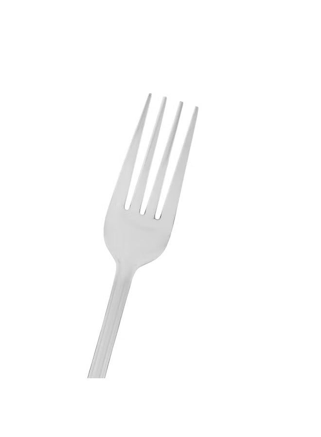 DELCASA 6-Pieces Stainless Steel Table Fork- DC2919| 19.5 Cm Dishwasher safe  - Image 1