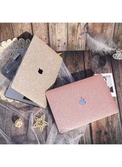 Generic For Macbook Pro Apple Laptop Protective Case Air13/15/16 Inch Protective Case PU Leather Case-Color:Glitter Rose Gold-Applicable Model:(hollow 2018-2020air13 (a1932/a2179/a2337)  - Image 4