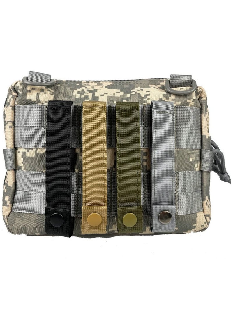 KASTWAVE MOD Strap Tactical Molle Webbing 6 Inches ,Military Accessories,Heavy-Duty Military Accessories for Plate Carrier, Backpack, Molle Panel, and Duty Belt (Black)  - Image 4