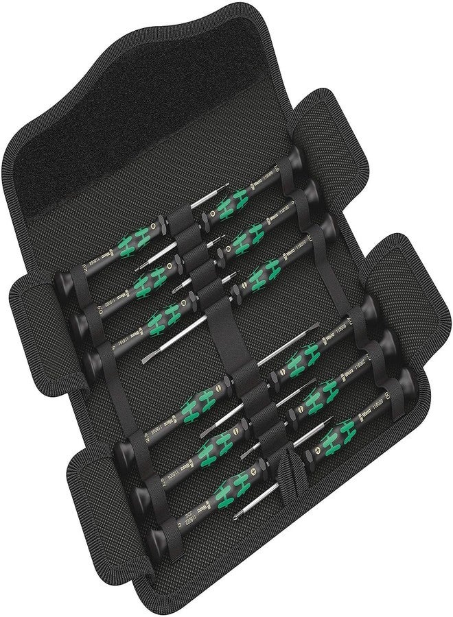 ويرا مجموعة مفكات براغي Wera Kraftform Micro-Set/12 SB 1، مكونة من 12 قطعة - Image 1