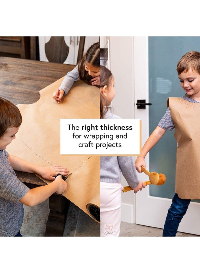 AL FAKHAMA Brown Kraft Wrapping Paper Roll - Image 5