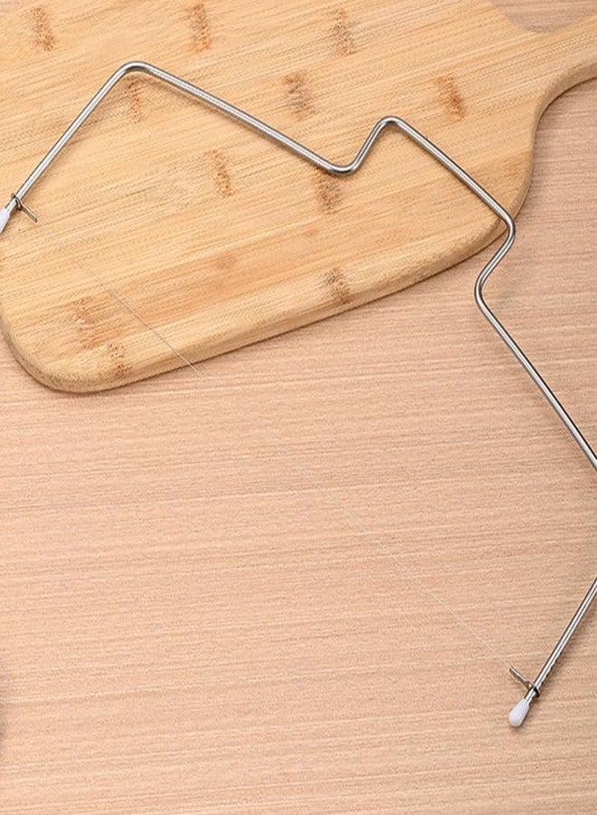 MUCKLILY 10Pcs Cake Slicer Wires Replacement Stainless Steel Wire for Precise Cake Cutting Compatible with Cheese Slicers and Bread Slicing Tools 12.59 Inch - Image 2