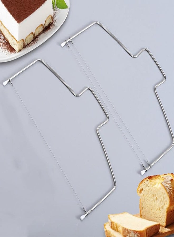 MUCKLILY 10Pcs Cake Slicer Wires Replacement Stainless Steel Wire for Precise Cake Cutting Compatible with Cheese Slicers and Bread Slicing Tools 12.59 Inch - Image 3
