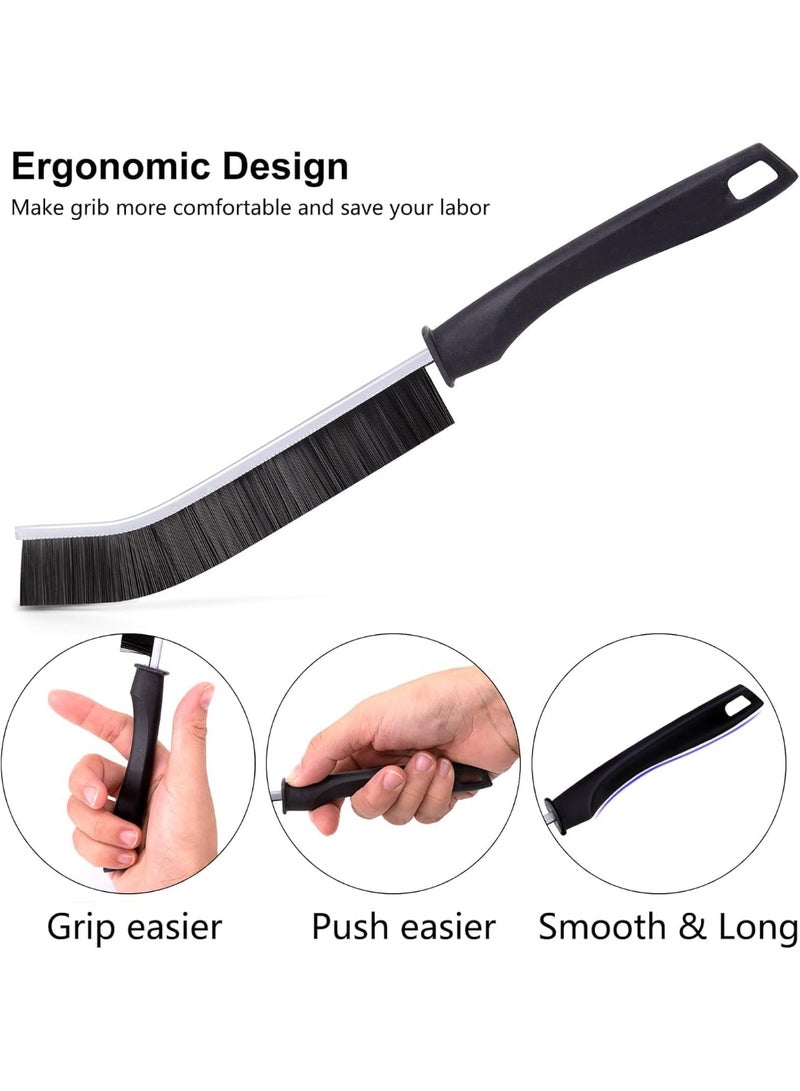 Multi-Purpose Cleaning Brush with Long Handle – Dust and Dirt Remover for Corners & Hard-to-Reach Areas – Set of 2 - Image 2