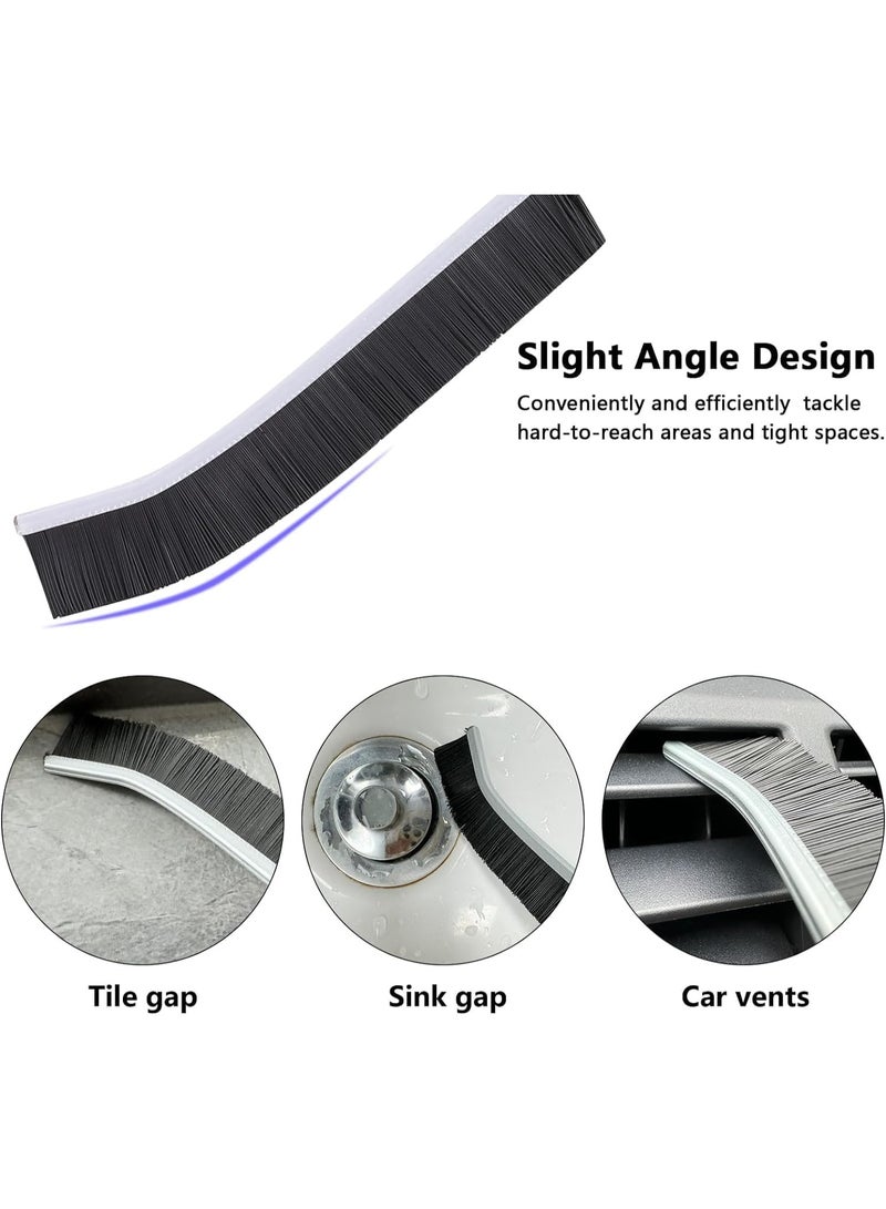 Multi-Purpose Cleaning Brush with Long Handle – Dust and Dirt Remover for Corners & Hard-to-Reach Areas – Set of 2 - Image 3