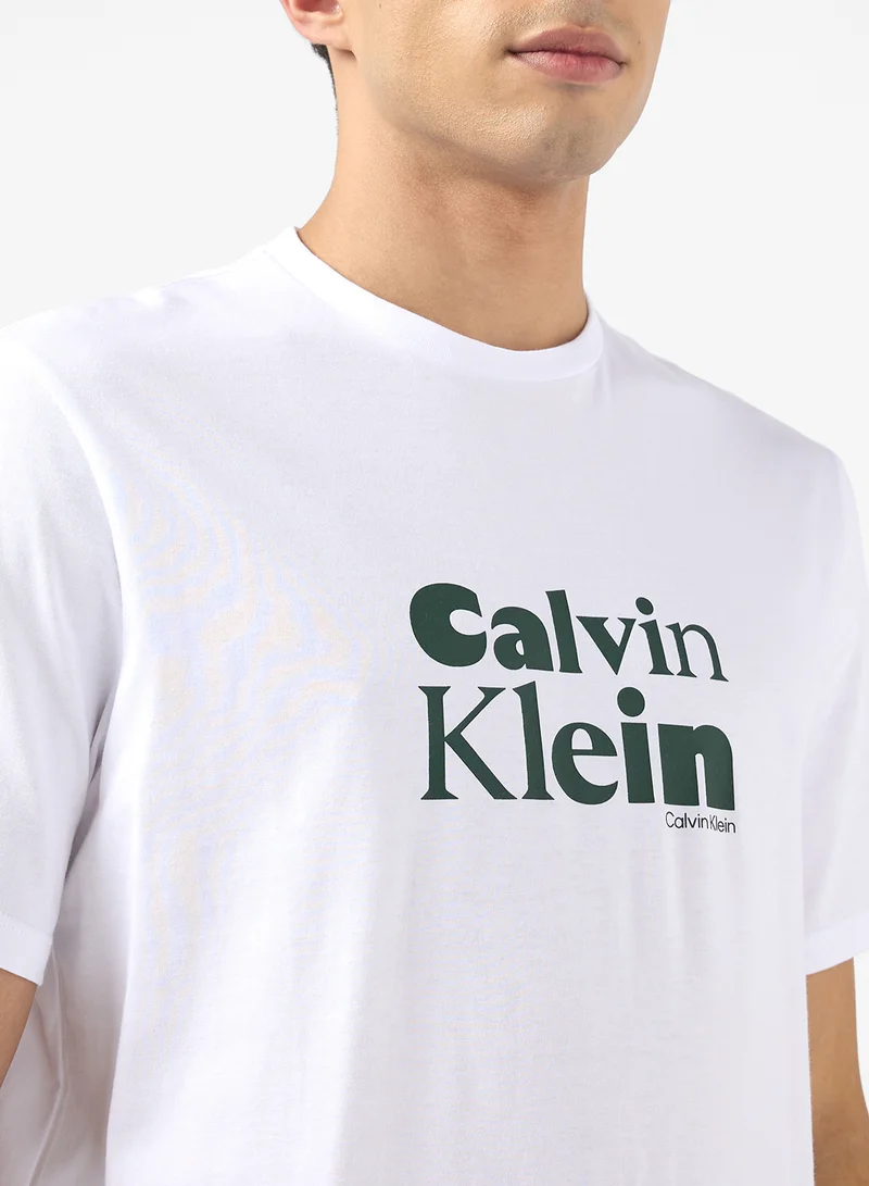 CALVIN KLEIN Logo Graphic Short Sleeve T-Shirt