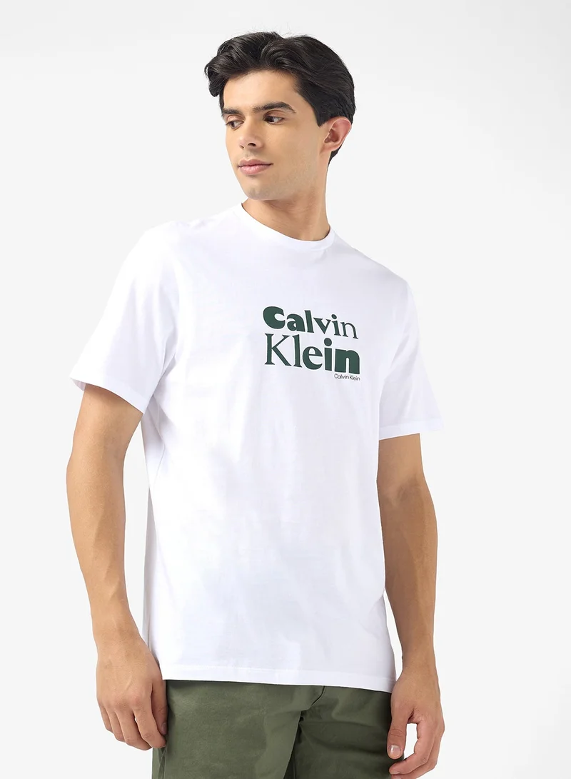 CALVIN KLEIN Logo Graphic Short Sleeve T-Shirt
