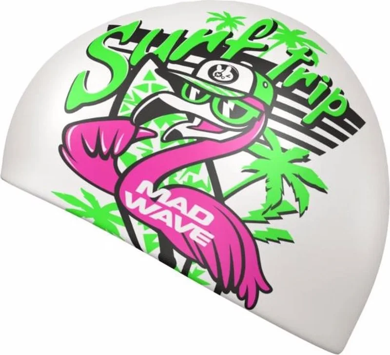 ماد ويف Flamingo Patterned Silicone Children's Bonnet 6-12 Years