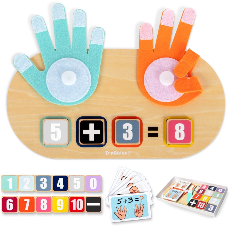 TOP BRIGHT Preschool Learning Toys for Toddlers 3-4, Montessori Toys for 3-5 Year Old Boys Girls Birthday Gifts, Educational Number Blocks Math Manipulatives - Image 1