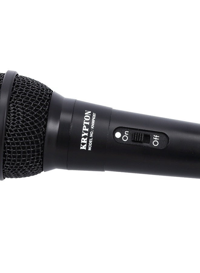 Krypton Dynamic Microphone KNMP6267– Wired with 3m Cable, Two-Way Connector 3.5/6.3mm | Clear Vocals for Live, Studio, or Public Use - Image 5