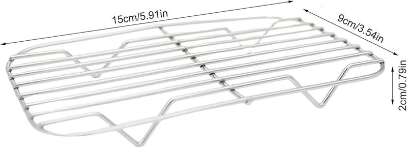 Stainless Steel Air Fryer Rack Replacement Accessory Fits Most Brands Oven Rack - Image 3