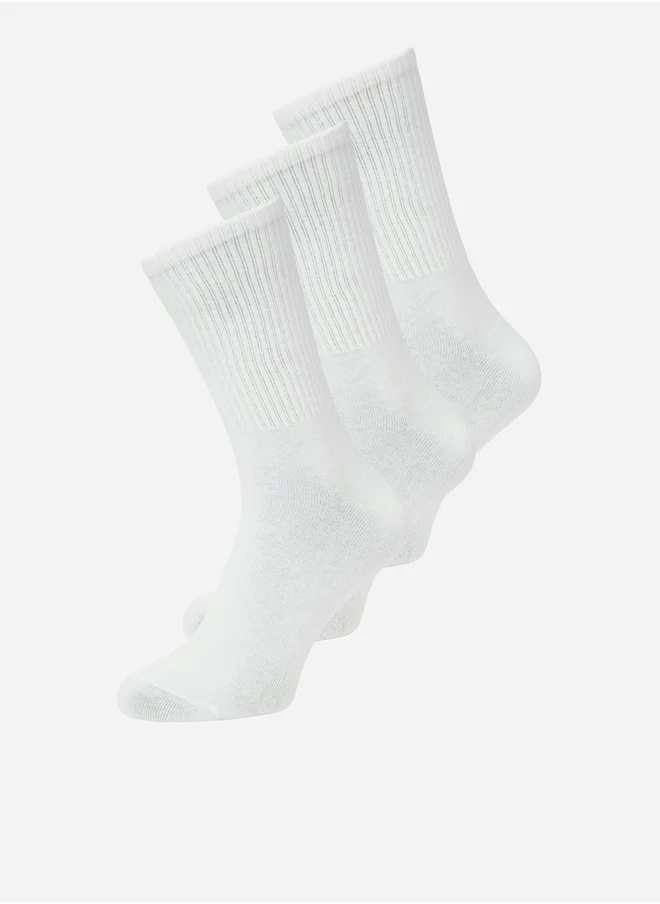 جاك اند جونز Set of 3 - Crew Tennis Socks