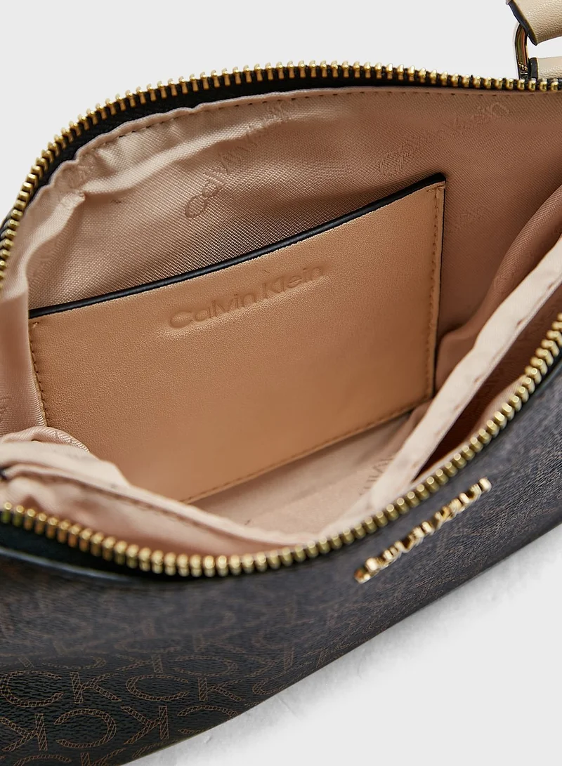 CALVIN KLEIN Monogram East West Crossbody