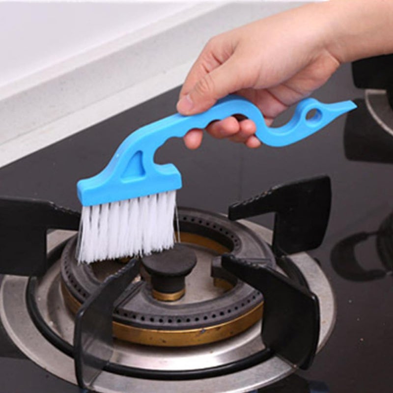 8pcs Window Slot Brush and Groove Cleaning Brush Set for Wet and Dry Use, Multi-Surface Dust Removal Tool for Window Tracks, Gaps, and Crevices Cleaning in Home and Office - Image 4